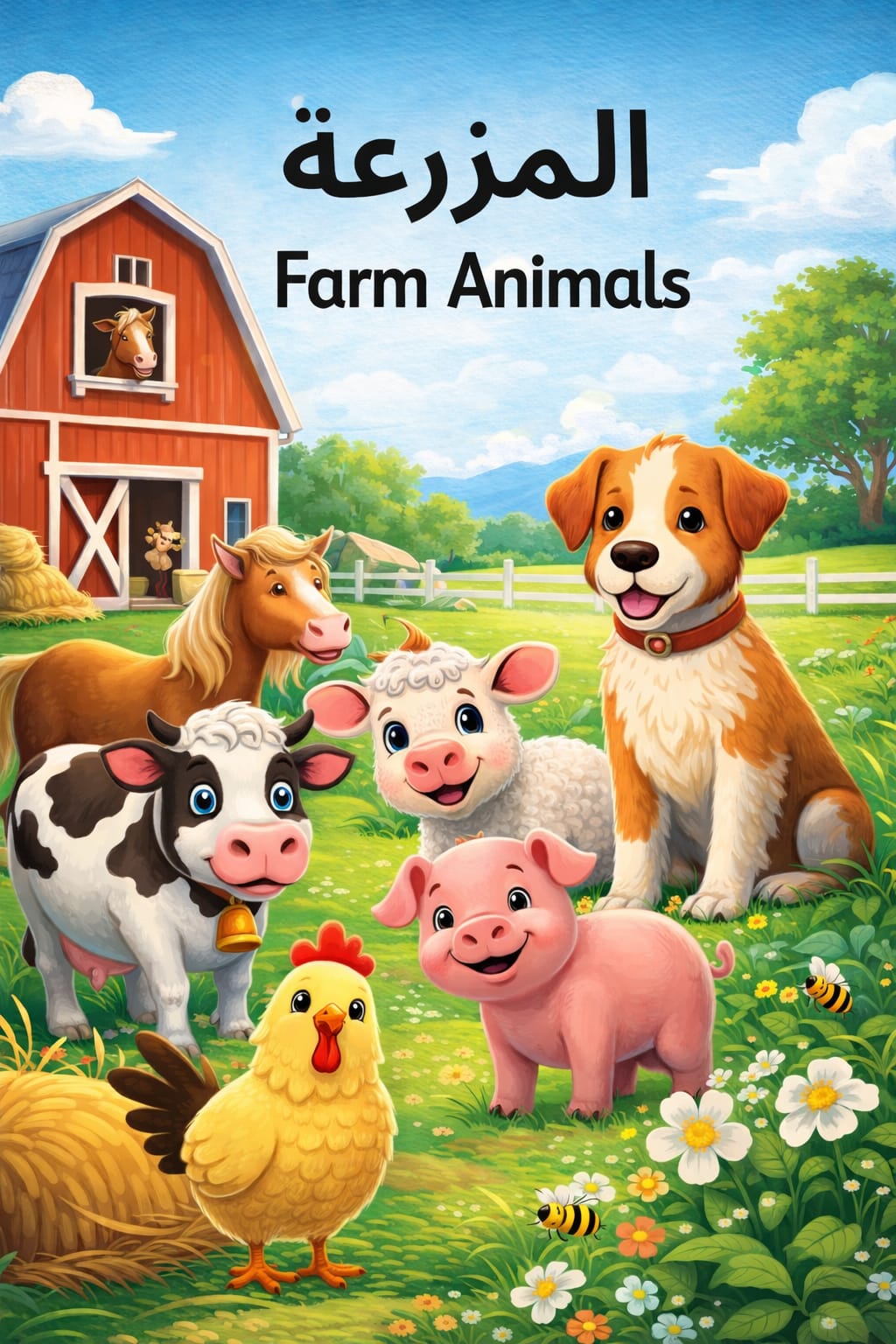 حيوانات المزرعة للأطفال  &  Farm Animals Coloring