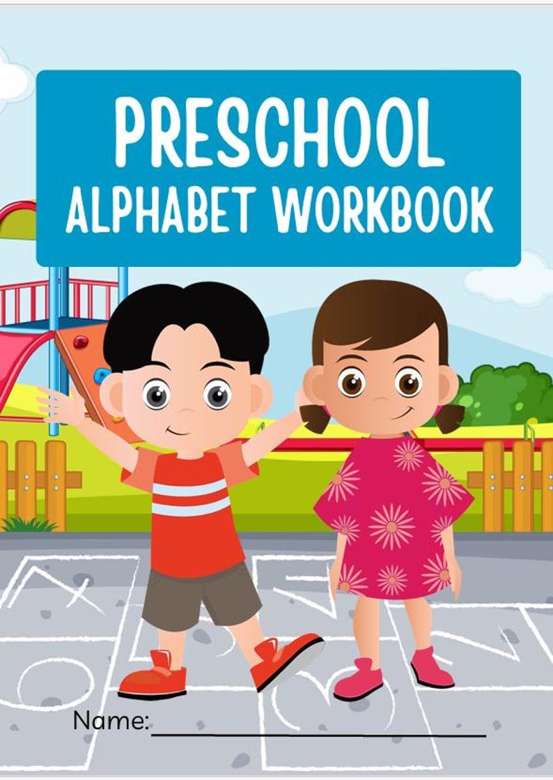 Preschool Alphabet Workbook – كراسة الأبجدية للأطفال ما قبل المدرسة