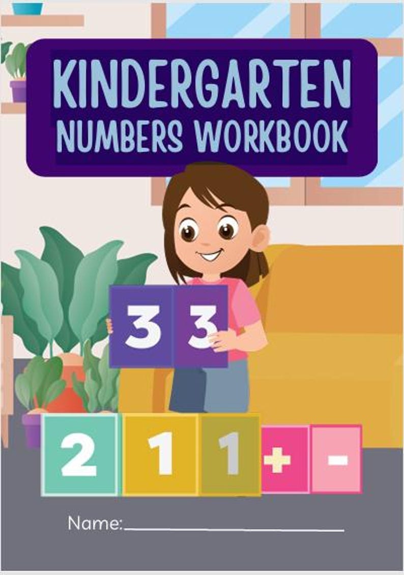 Kindergarten Numbers Workbook – كراسة الأرقام للأطفال