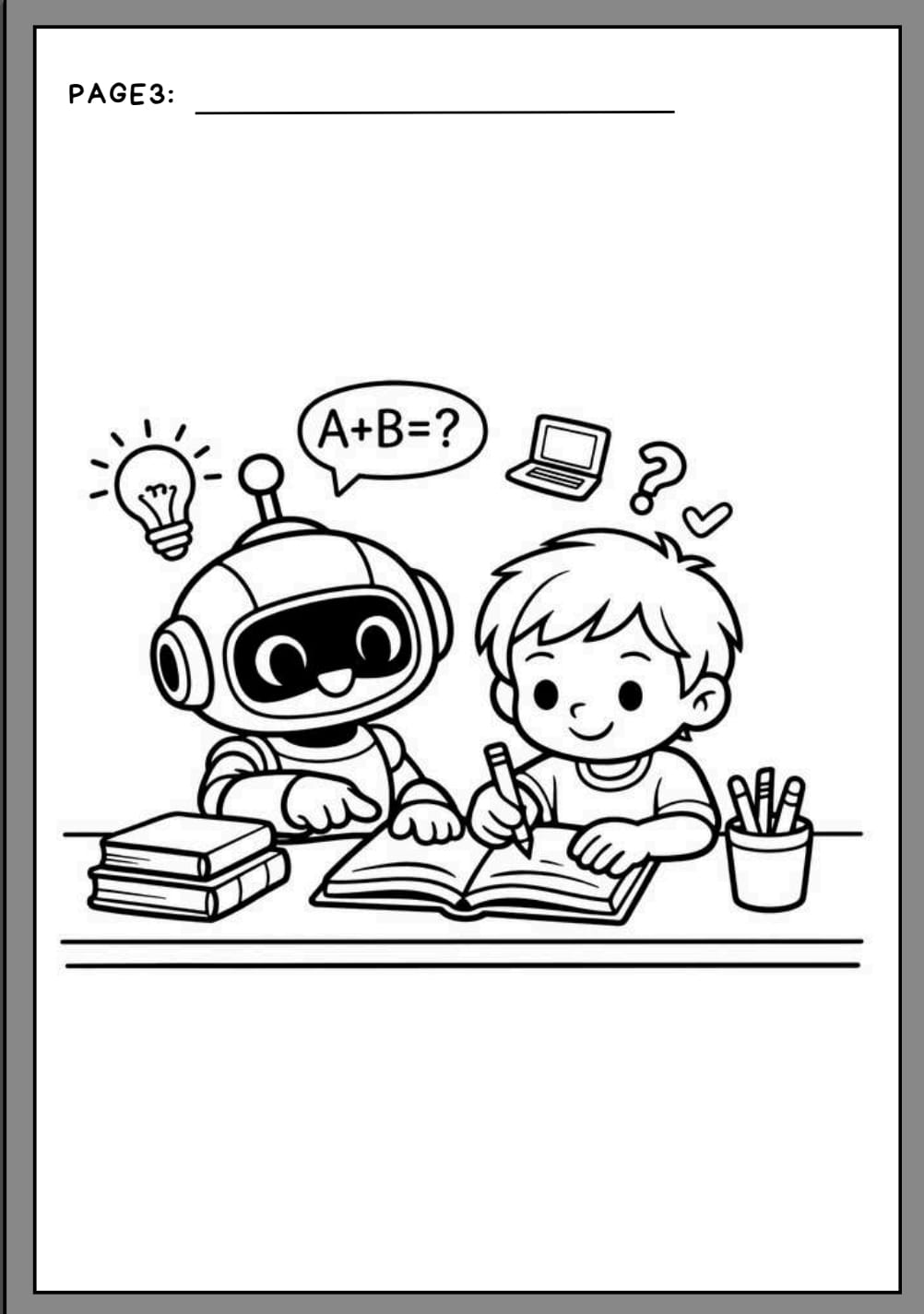 عالم الروبوتات والذكاء الاصطناعي للأطفال